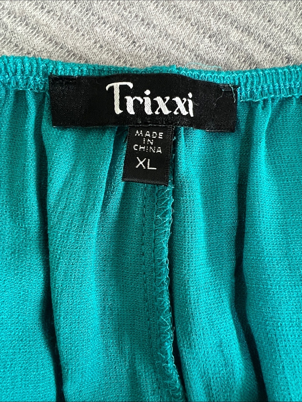 Trixxi Teal Ruffle High-Low Sundress - Picture 5 of 9
